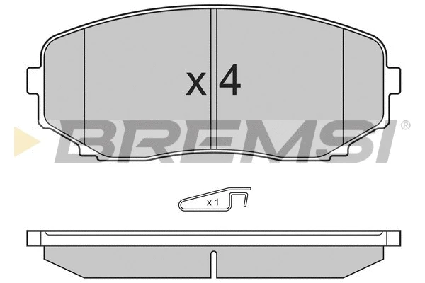 BREMSI BP3332