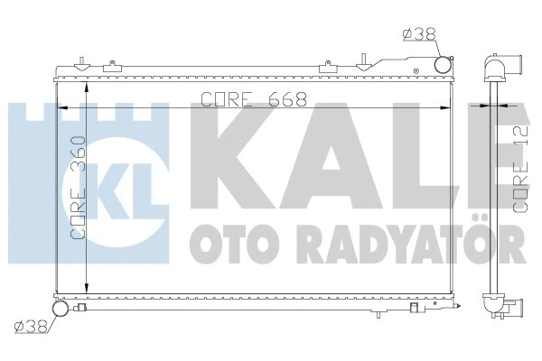 KALE OTO RADYATOR 364900
