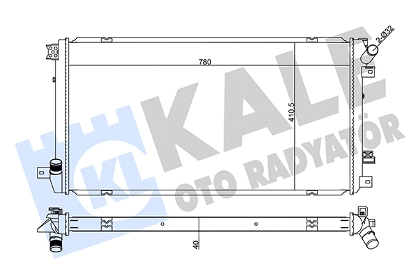 KALE OTO RADYATOR 355575