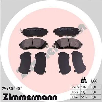 ZIMMERMANN 257601701