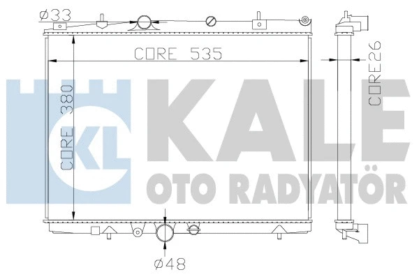 KALE OTO RADYATOR 364500