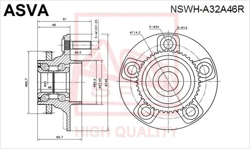 ASVA NSWHA32A46R