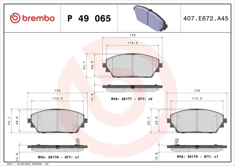 BREMBO P49065