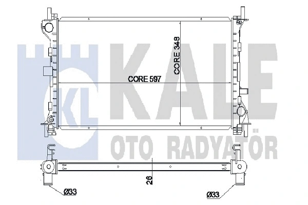 KALE OTO RADYATOR 349700