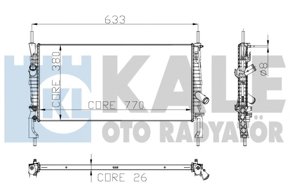 KALE OTO RADYATOR 235500