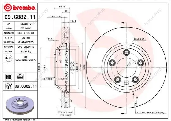BREMBO 09C88211