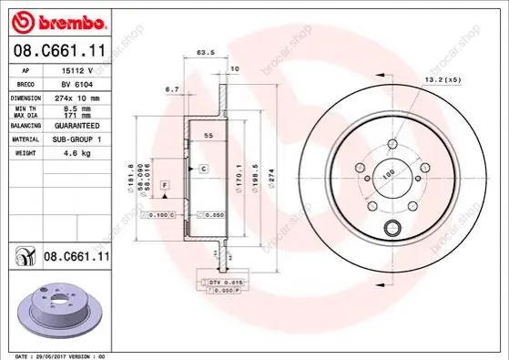 BREMBO 08C66111