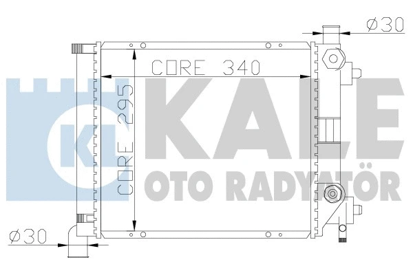 KALE OTO RADYATOR 361200