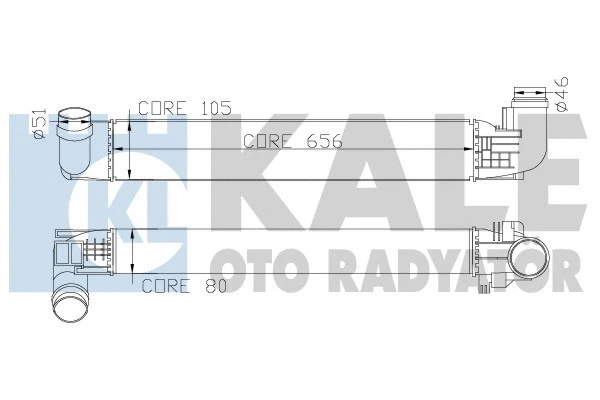KALE OTO RADYATOR 345090