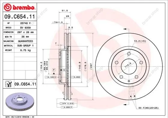 BREMBO 09C65411