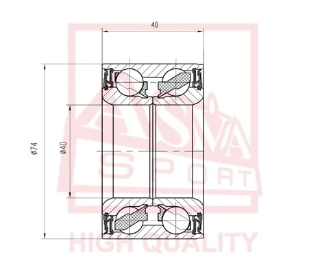 ASVA DAC40740040