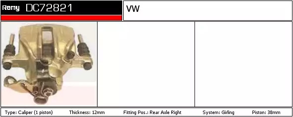 DELCO REMY DC72821