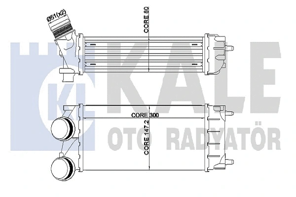 KALE OTO RADYATOR 344870