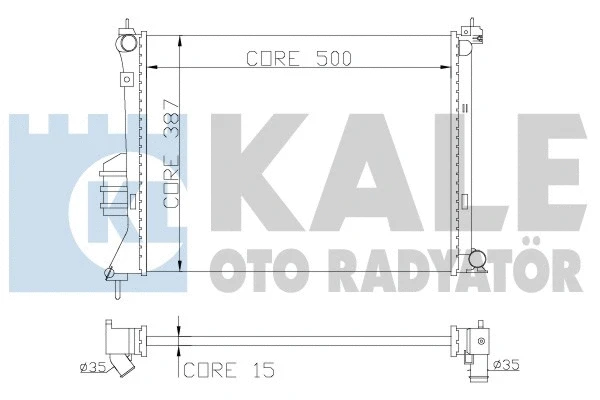 KALE OTO RADYATOR 358600