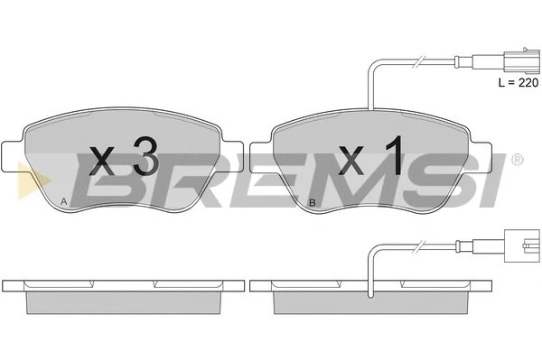BREMSI BP2942