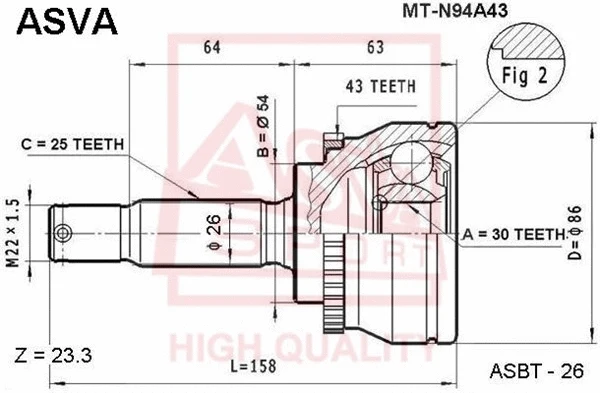 ASVA MTN94A43
