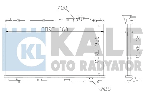 KALE OTO RADYATOR 357000