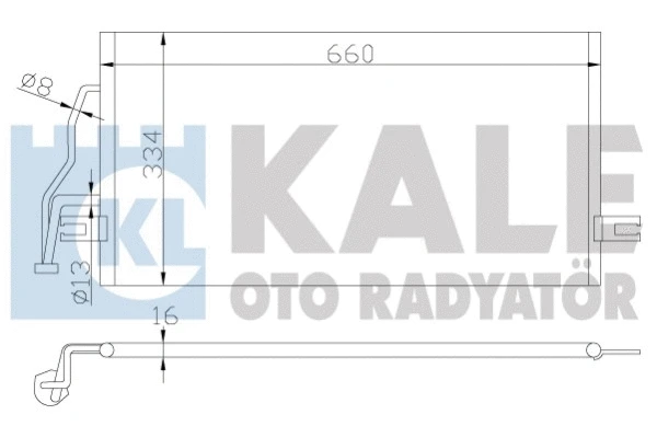 KALE OTO RADYATOR 343155