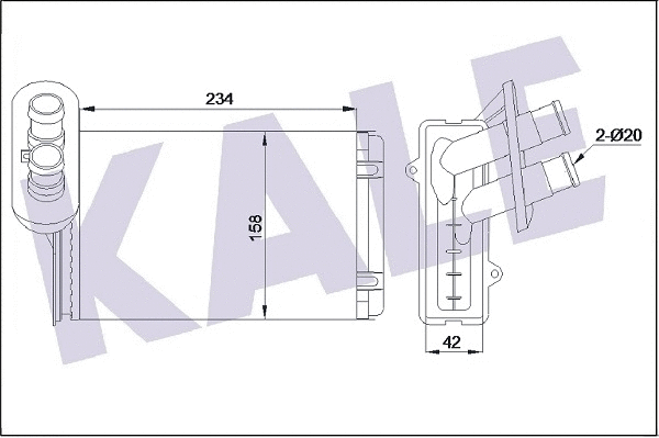 KALE OTO RADYATOR 346250