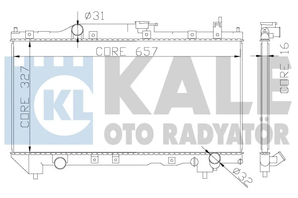 KALE OTO RADYATOR 342130
