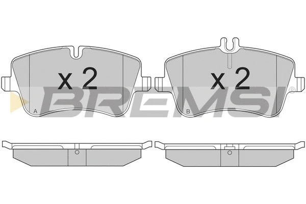 BREMSI BP2896