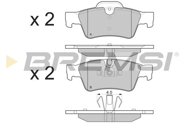 BREMSI BP3280