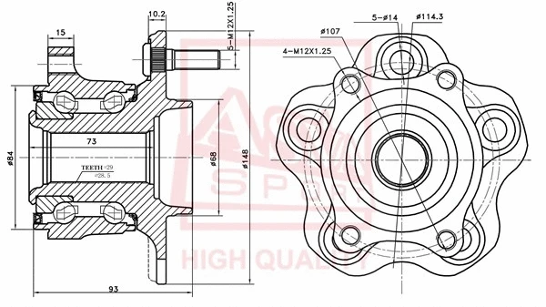 ASVA NSWHZ50MR