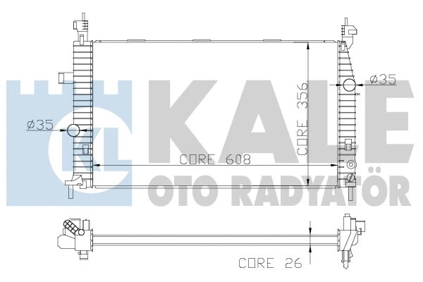 KALE OTO RADYATOR 342070