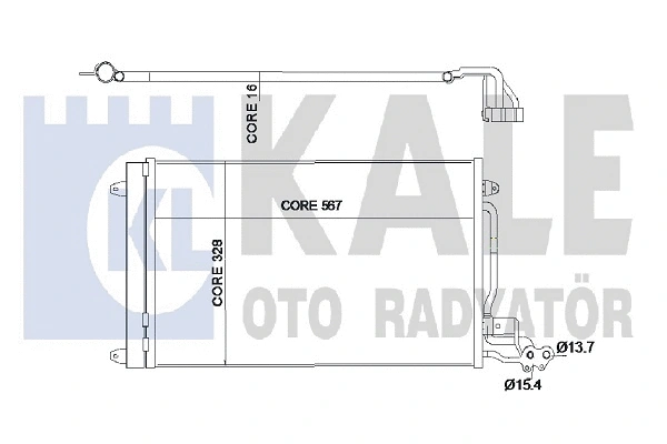 KALE OTO RADYATOR 342395
