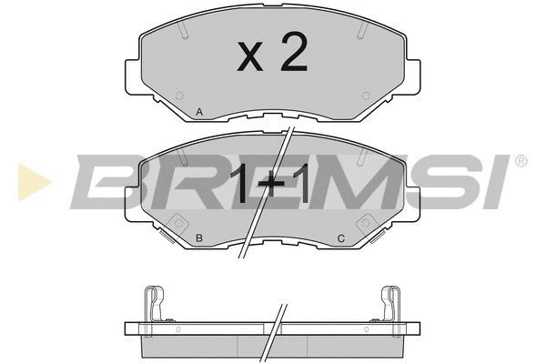 BREMSI BP3117