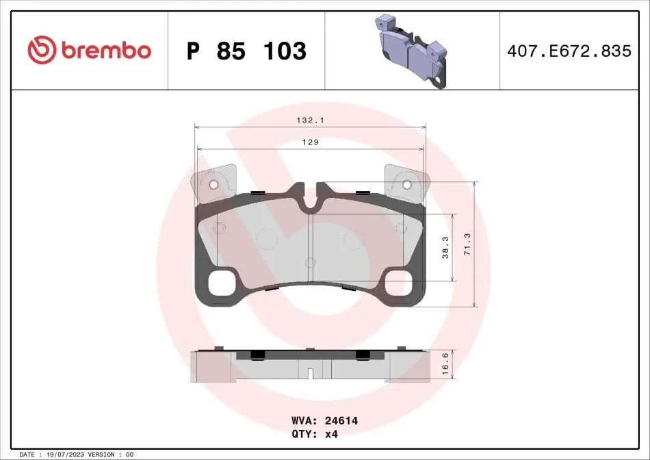BREMBO P85103