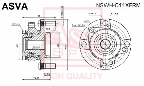 ASVA NSWHC11XFRM