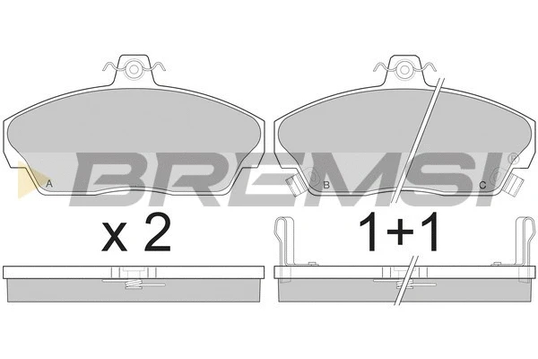 BREMSI BP2502