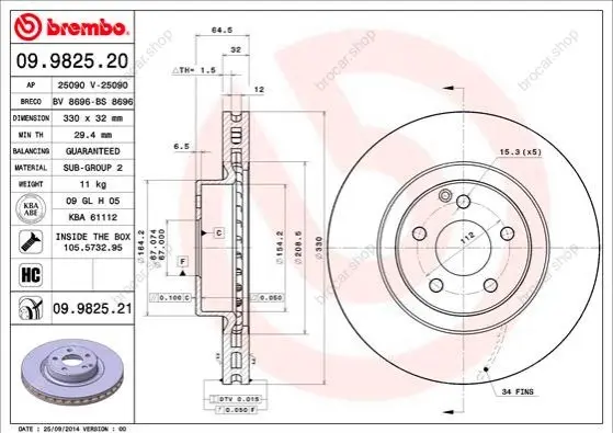 BREMBO 09982521