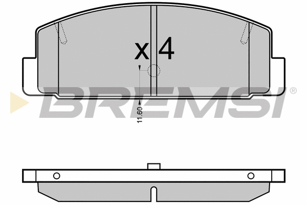 BREMSI BP3090