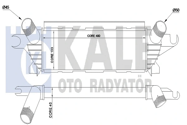 KALE OTO RADYATOR 345095