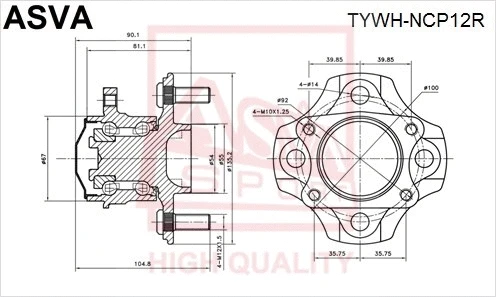 ASVA TYWHNCP12R