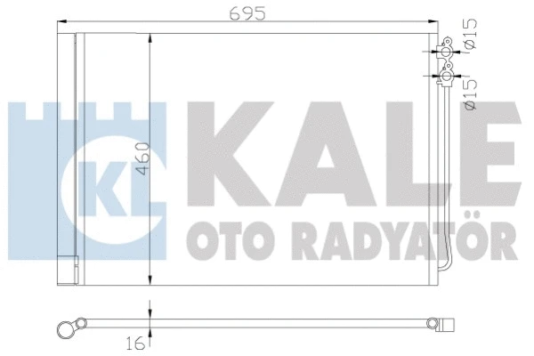 KALE OTO RADYATOR 342415