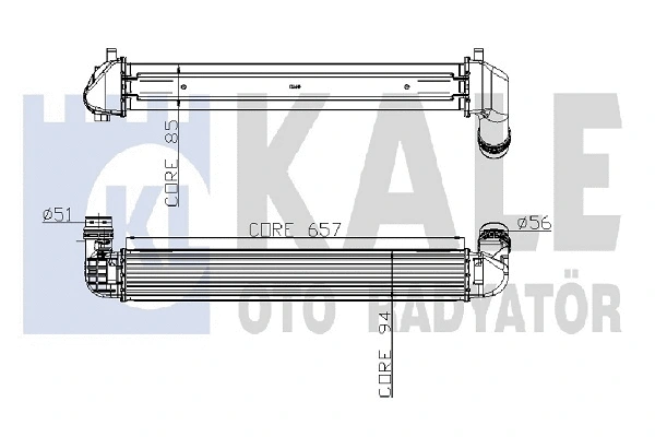 KALE OTO RADYATOR 243900