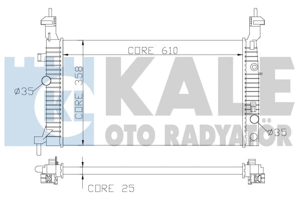 KALE OTO RADYATOR 342065