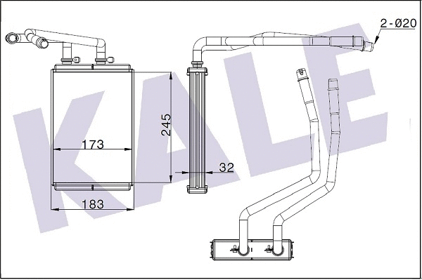 KALE OTO RADYATOR 346840