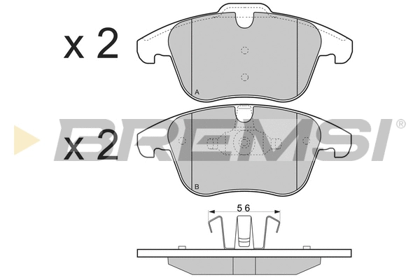 BREMSI BP3297