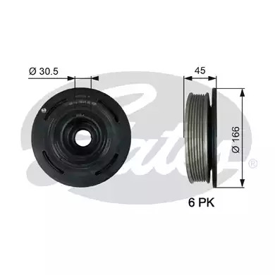 GATES TVD1041