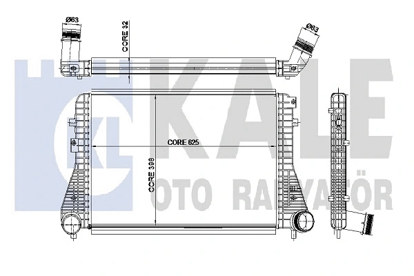 KALE OTO RADYATOR 342380