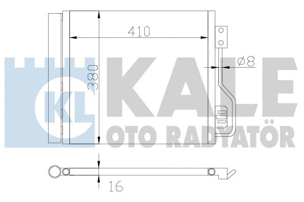KALE OTO RADYATOR 342545