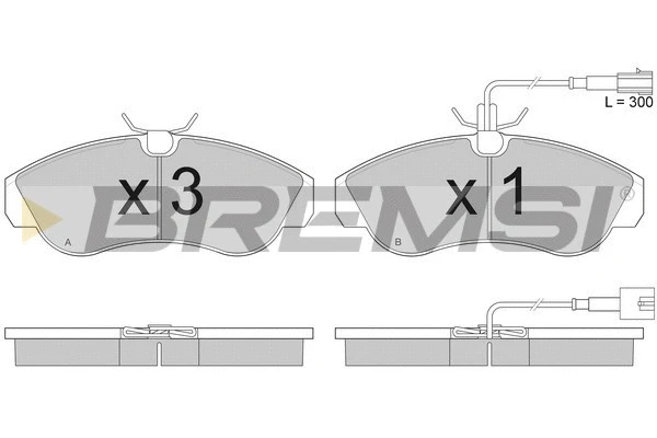 BREMSI BP2889