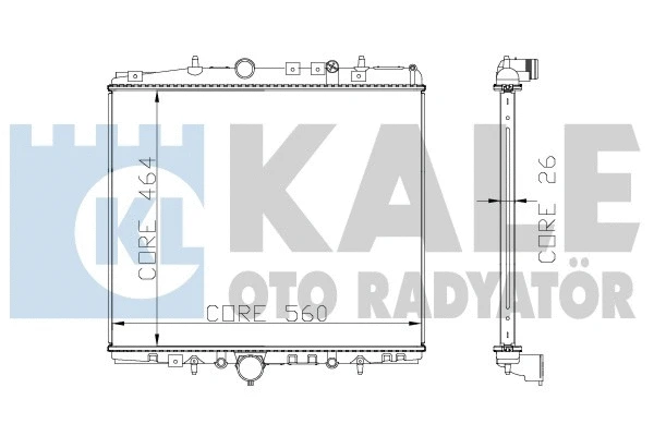 KALE OTO RADYATOR 285400