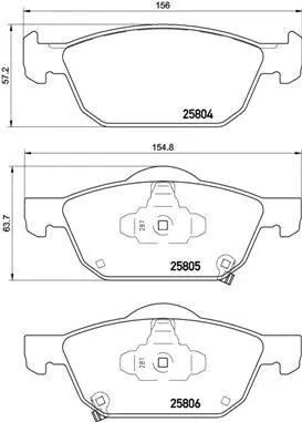 BREMBO P28076