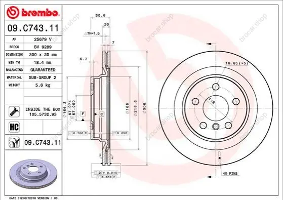 BREMBO 09C74311