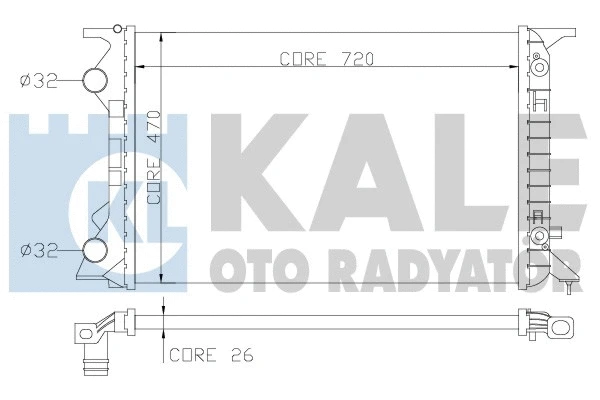 KALE OTO RADYATOR 353400
